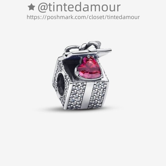 Pandora Sparkling Gift Box Charm|Pendant - Picture 1 of 2